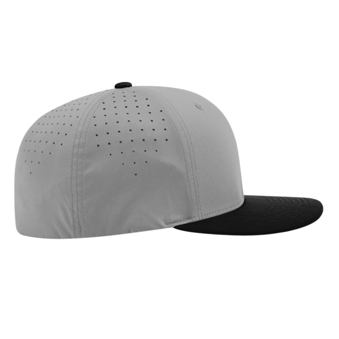 Texas Rod Co - Performance Hat - Grey and Black Flatbill